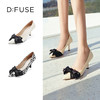 D:FUSE/迪芙斯春季新品豹纹高跟鞋蝴蝶结单鞋DF31111110 商品缩略图0