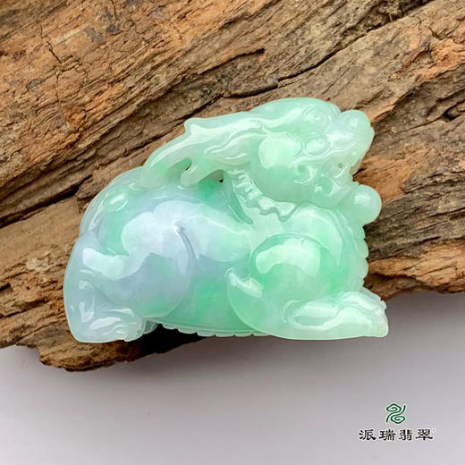 派瑞翡翠 翡翠挂件 糯种 飘花 商品图3