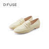 D:FUSE/迪芙斯春季新品圆头素面简约百搭乐福鞋单鞋DF31112018 商品缩略图4