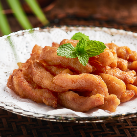 「临家商城」泉州炸醋肉｜精选上等土猪猪颈肉，闽南古早味，表皮金黄外酥里嫩，解冻后油炸即可——临家NearMart