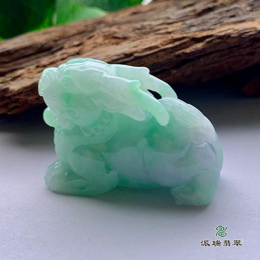 派瑞翡翠 翡翠挂件 糯种 飘花 商品图2