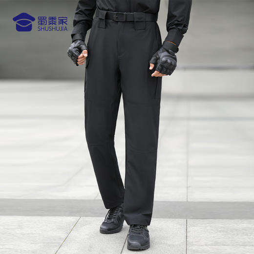 【双线格速干训练套装/清仓】弹力速干训练服套装 户外训练魔术贴外套长裤 商品图5