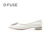 D:FUSE/迪芙斯2023春季新款尖头水钻花饰扣低跟单鞋女鞋DF31111050 商品缩略图1