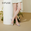 D:FUSE/迪芙斯秋季新品透明方形钻扣尖头平底单鞋DF31111156 商品缩略图7