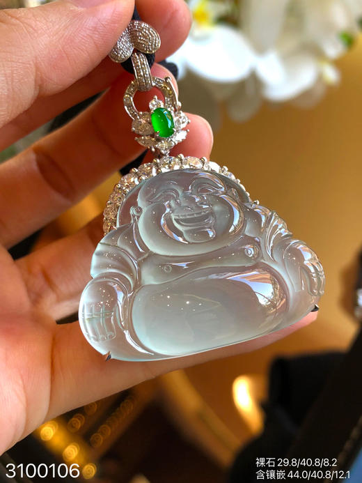 玻璃佛公吊坠【3100106】具体价格微信咨询 商品图3