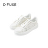 DFuse迪芙斯2023春季新款圆头刺绣蕾丝小白鞋休闲板鞋DF31112296 商品缩略图2