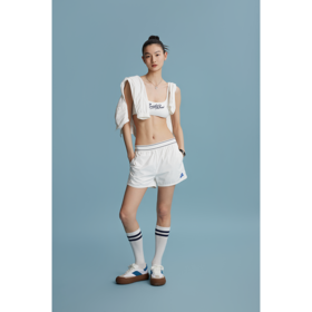 GOODBAI旗帜logo刺绣长筒小腿袜