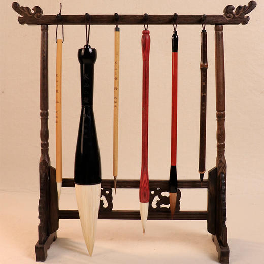 【庆学堂】名师定制毛笔-寒山套装6支 毛笔 商品图3