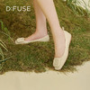 DFuse迪芙斯春季新款羊皮方头法式单鞋平底鞋软底DF31111402 商品缩略图9