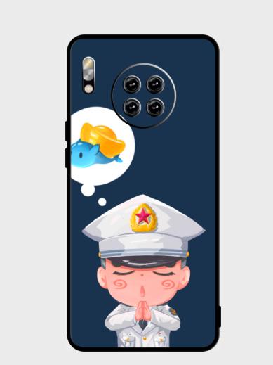 【定制卡通系列专属手机壳液态硅胶暗夜绿/黑磨砂卡，定制不退换下单请备注型号】 商品图5