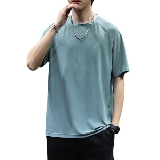 【拍2件119元】男士冰丝速干排汗T恤男 超大弹力超薄款运动透气凉快短袖上衣 商品图4