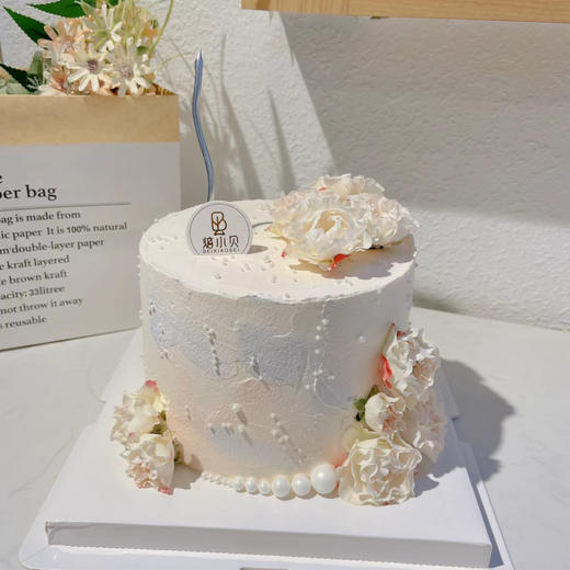 炫彩折射泡泡—鲜花女士生日蛋糕 商品图0