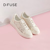 DFuse迪芙斯2023春季新款圆头刺绣蕾丝小白鞋休闲板鞋DF31112296 商品缩略图8