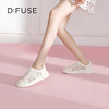 DFuse迪芙斯2023春季新款圆头刺绣蕾丝小白鞋休闲板鞋DF31112296 商品缩略图5