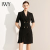 IWY/黑色西装连衣裙女夏季短袖新款高腰名媛气质女神范职业裙子Q11255 商品缩略图1