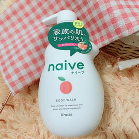 日本嘉娜宝桃子沐浴露530ml