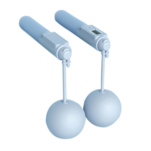 「高颜值！数色可选」致佳成人款两用跳绳 智能计数钢丝绳家用无绳负重跳绳健康训练体育用品 商品图4