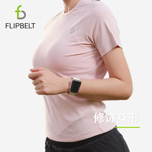 「轻量生态微循环」女士轻量运动T恤跑步马拉松健身短袖 商品图2