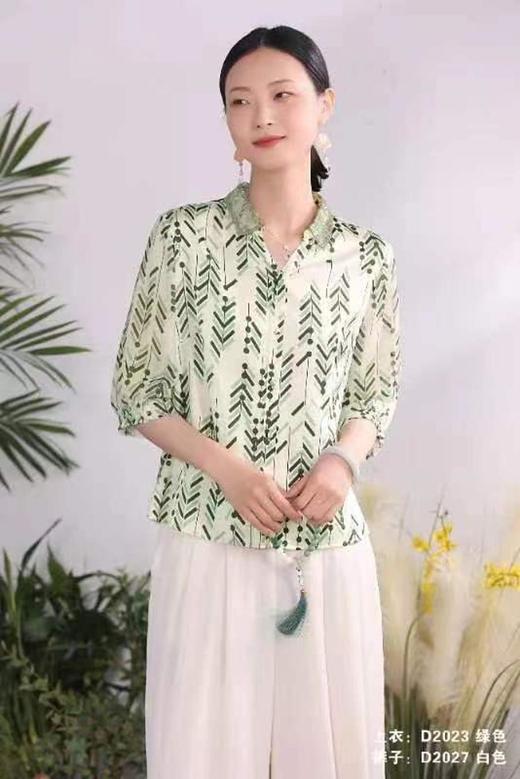 栀子白兰桑蚕丝女装 商品图0