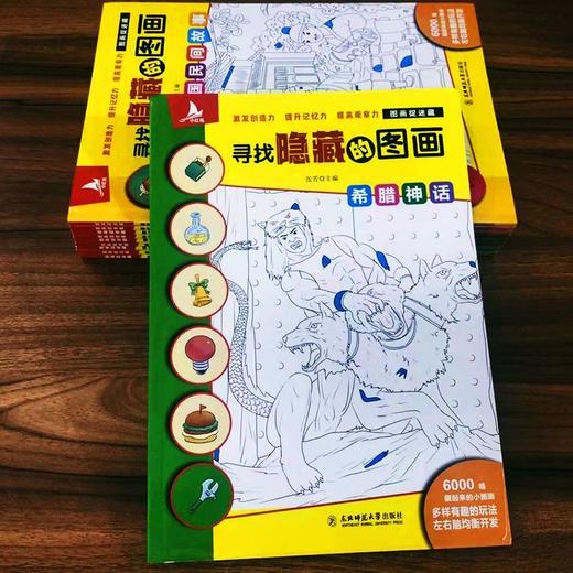 图画捉迷藏寻找隐藏的图画书儿童10本每套3-4-5-6-12岁小学生专注力思维训练游戏书籍益智游戏视觉挑战看图找东西的视觉大发现绘本 商品图2