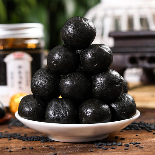 【食补滋养以黑养黑！丸御生乌根丸】乌润如珠芝香四溢，颗颗松软满满回味的芝麻香，营养健康好吃，口感软糯，有仁堂乌黑黑芝麻丸黄精芝麻丸黄精桑叶丸健康好吃 商品图1