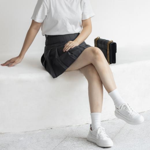 Gentle souls小白鞋|4cm厚底，简约百搭，上脚显瘦显腿长 商品图1