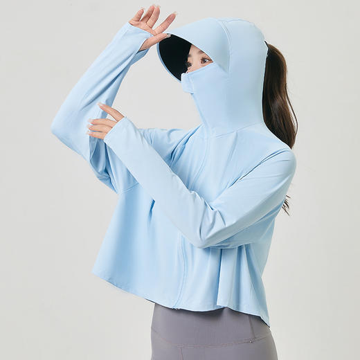 【MIX高倍防晒！长袖防晒衣女防紫外线】冰感面料透心凉，降温透气快干解闷，皮肤衣冰丝外套防晒服户外运动风衣夏日粉丝专属 商品图1