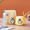 【智能恒温 温暖守候❗️恒温蛇猫暖暖杯】卡通可爱55度，恒温陶瓷杯身，时刻保持温暖，套装陶瓷马克杯子水杯伴手礼礼品礼盒装粉丝专属七夕伴手礼新年礼盒年货礼盒 商品缩略图5