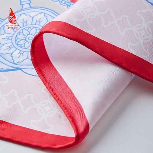 SAINTJOY/上久楷真丝方巾 花羽真丝方巾 花羽  FJS20012 商品图4