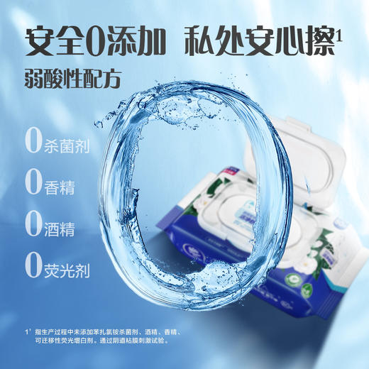 【官方包邮】维达山茶花湿厕纸80片×2包 商品图3