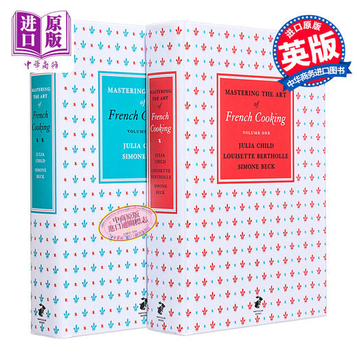 【中商原版】掌握法国菜的艺术 第一二集 英版 Julia Child Mastering the Art of French Cooking Volumes 1 & 2 商品图1