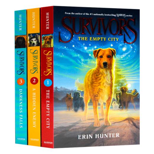Collins狗武士幸存者系列1-3册盒装 英文原版 Survivors Series 3 Books Collection Set 猫武士 Warriors同作者 Erin Hunter 英文版书籍 商品图4