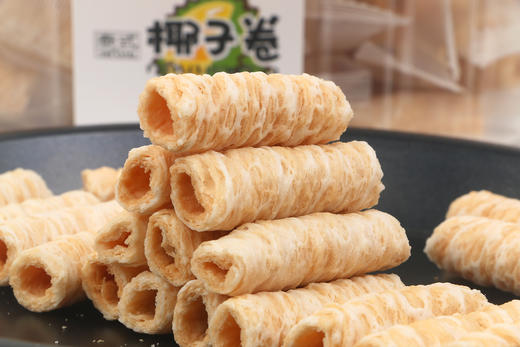 12月新货 | 泰式椰子卷（清新椰浆添加35%慢火烘焙酥脆留香）150克/盒  保质期5个月 商品图14