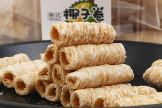 12月新货 | 泰式椰子卷（清新椰浆添加35%慢火烘焙酥脆留香）150克/盒  保质期5个月 商品图6