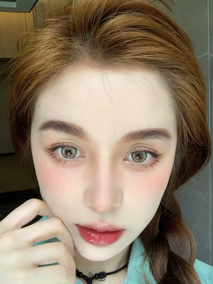 FLOWERCOLOR美瞳 年抛隐形眼镜 亚裔浅褐 14.5mm 1副/2片 左右度数可不同-VVCON美瞳商城12