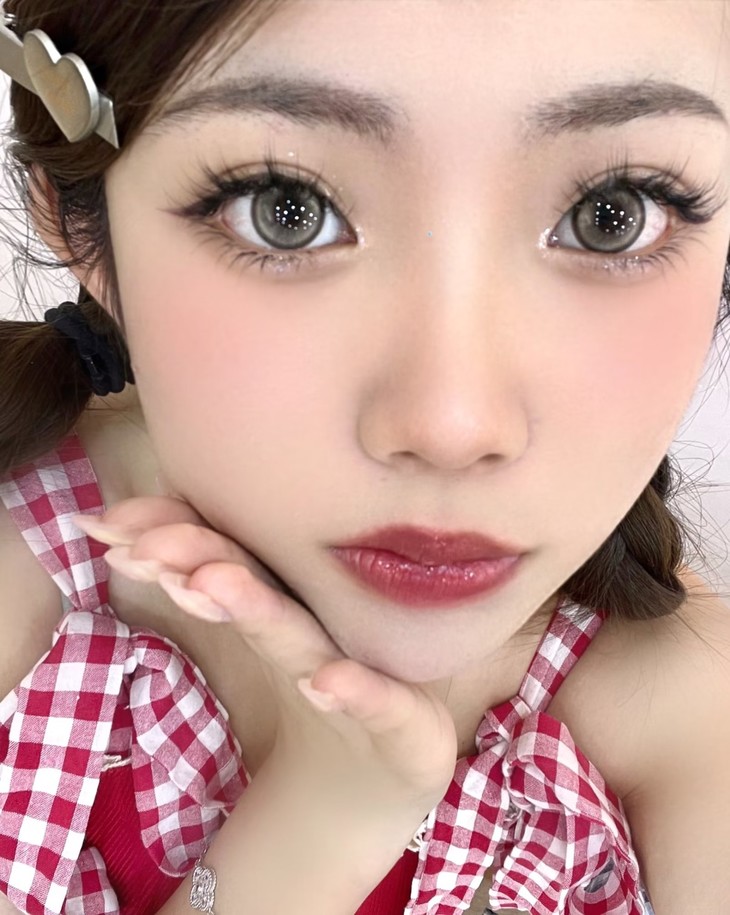 FLOWERCOLOR美瞳 年抛隐形眼镜 亚裔浅褐 14.5mm 1副/2片 左右度数可不同-VVCON美瞳商城19