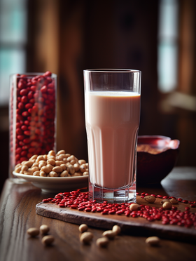 桂圆红豆花生酪