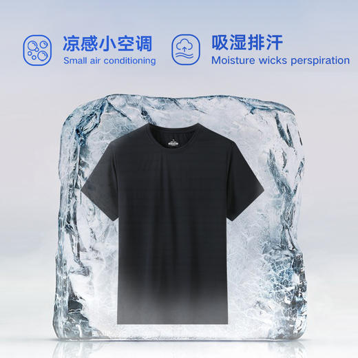 一口价【新款DX】大依优型大码冰丝短袖t恤男装加肥加大超弹力大号体恤上衣半袖 商品图2