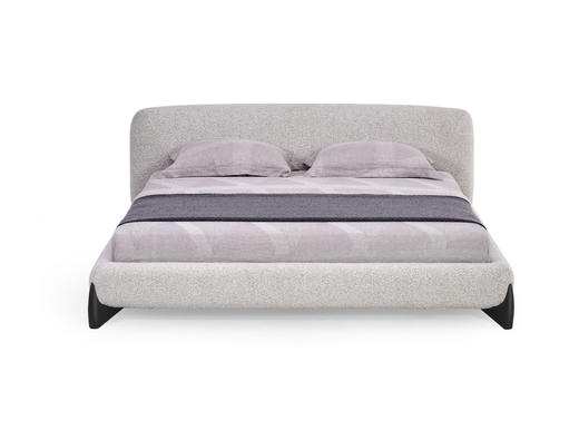 大白床 | 床脚橡黑/胡原可选，皮布面料可选，详询客服 商品图1