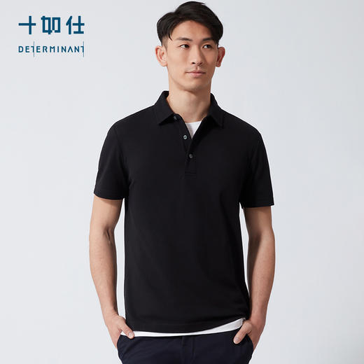 十如仕100%新疆长绒棉吸湿速干3A抗菌POLO-P02-01 商品图8