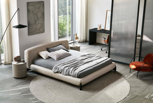 大白床 | 床脚橡黑/胡原可选，皮布面料可选，详询客服 商品图3