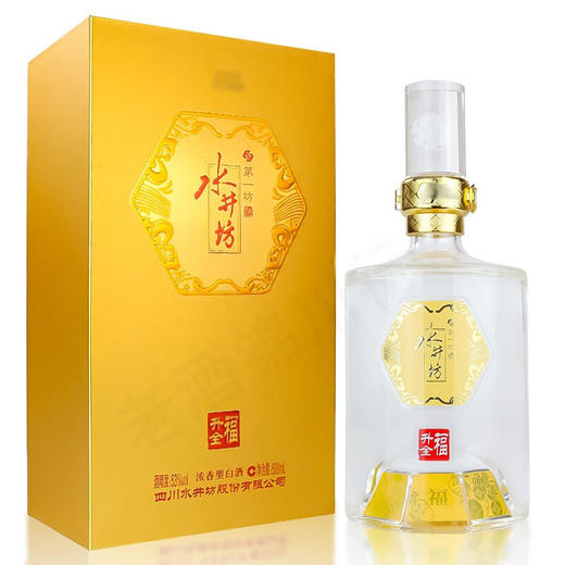 53度水井坊酒·福升全 福禄双全（金装） 500ml 单瓶 商品图0