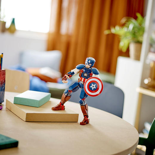 乐高积木L76258乐高超级英雄系列美国队长拼搭人偶 商品图4