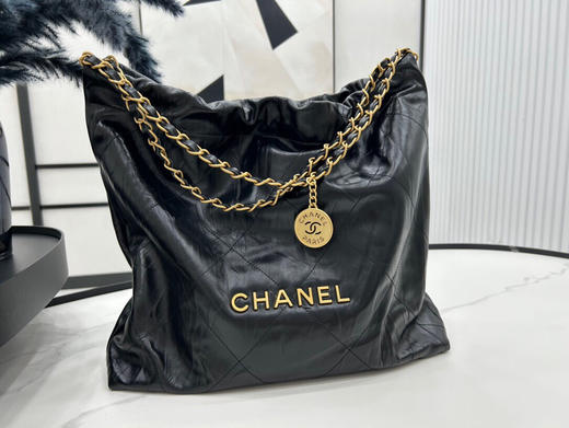 夏季特惠💰1400 原单香奈儿 大号AS3261皱皮  Chanel 22 bag 垃圾袋 商品图1