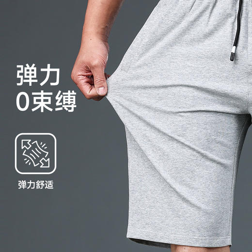 一口价【新款DZP】大依优型大码男装夏季纯棉加肥加大短裤大号中裤胖子大裤衩 商品图3