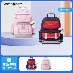 新秀丽DREAM+系列轻便内里抗菌面料健康护脊儿童书包 TU6*301