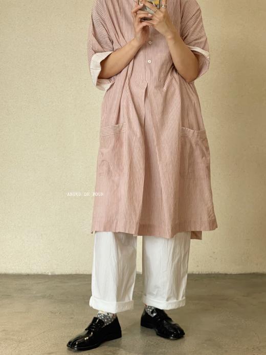 Khadi & co条纹长衬衣裙 商品图6