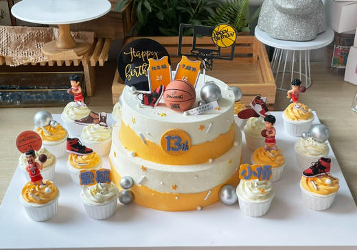 同学聚会，蛋糕杯子组合，私人订制，篮球少年，请提前3天以上预定 商品图1