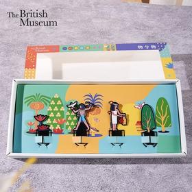 大英博物馆埃及系列 内巴蒙花园复古文艺书签套装礼盒（4支装）