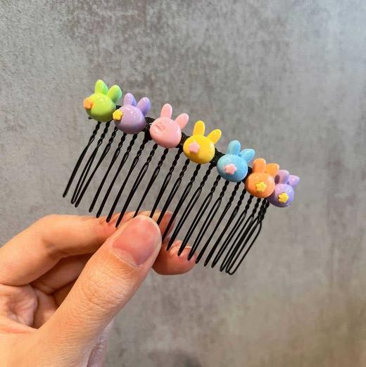 【秒杀】【9.9包邮】2件套儿童可爱碎发梳卡通碎发夹女孩发饰一对 商品图6